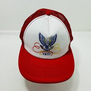 Yeti Coolers Archery Hat Baseball Cap Logo Eagle Wing Snapback Mesh Adjustable